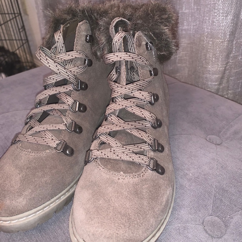 Laced Up Boots